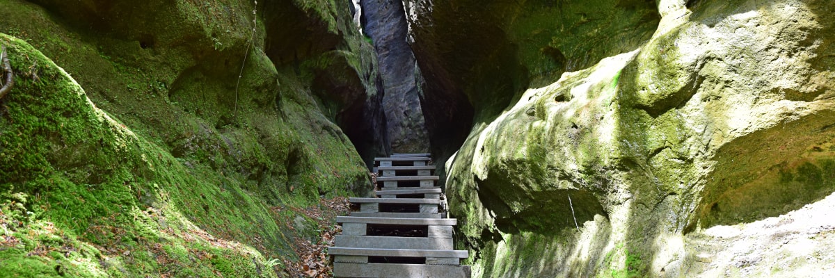 Treppenaufgang beim Großen oder Kleinen Winterberg